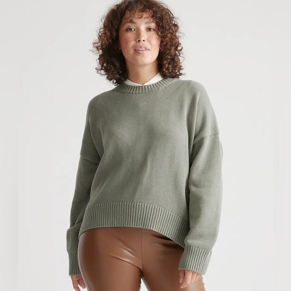 Quince boyfriend crew sweater